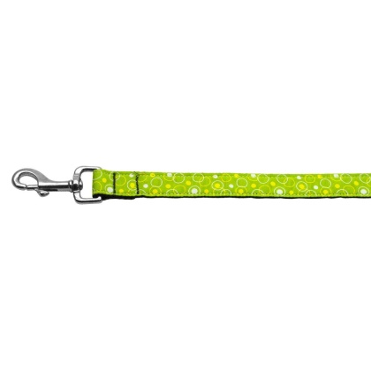 Retro Nylon Ribbon Collar Lime Green 1 wide 4ft Lsh