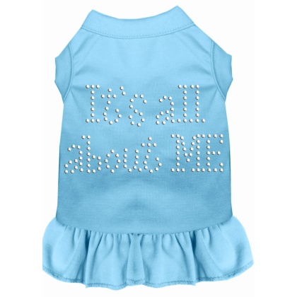 Rhinestone All About me Dress Baby Blue 4X