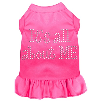 Rhinestone All About me Dress Bright Pink 4X