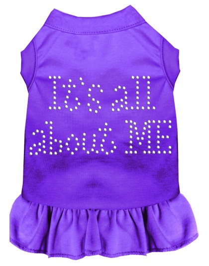 Rhinestone All About me Dress Purple 4X