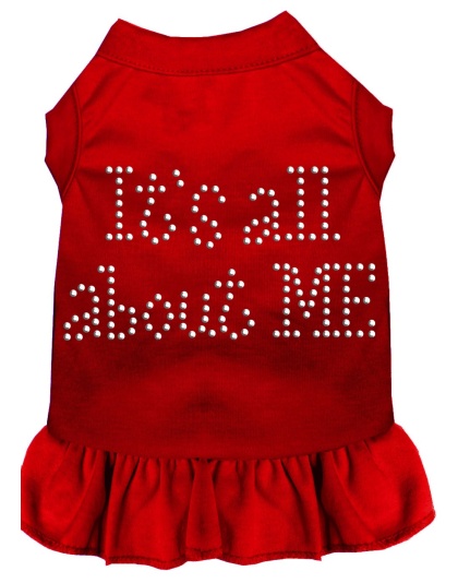 Rhinestone All About me Dress Red 4X