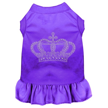 Rhinestone Crown Dress Purple 4X