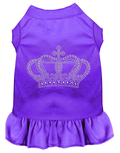 Rhinestone Crown Dress Purple 4X