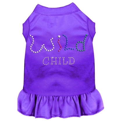 Rhinestone Wild Child Dress Purple 4X