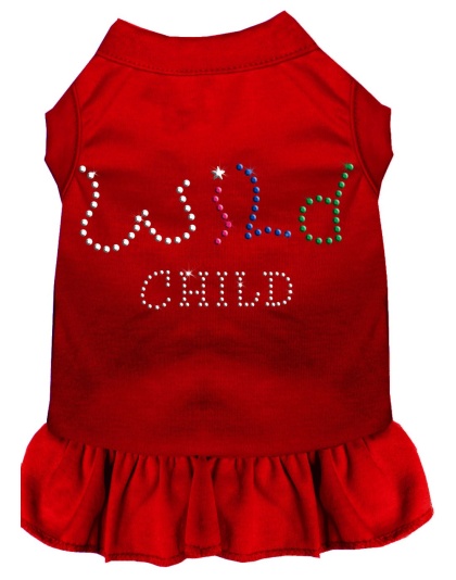 Rhinestone Wild Child Dress Red 4X