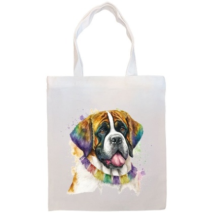 Saint Bernard Canvas Tote Bag Style1