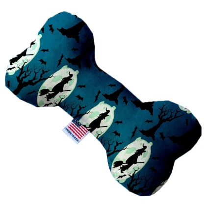 Salem Witches 10 Inch Canvas Bone Dog Toy