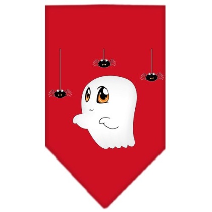 Sammy the Ghost Screen Print Bandana Red Large