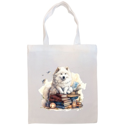 Samoyed Canvas Tote Bag Style3