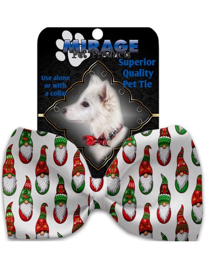 Santa Gnomes Pet Bow Tie