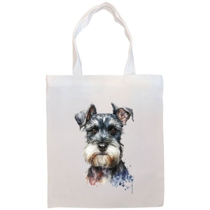 Schnauzer Canvas Tote Bag Style2