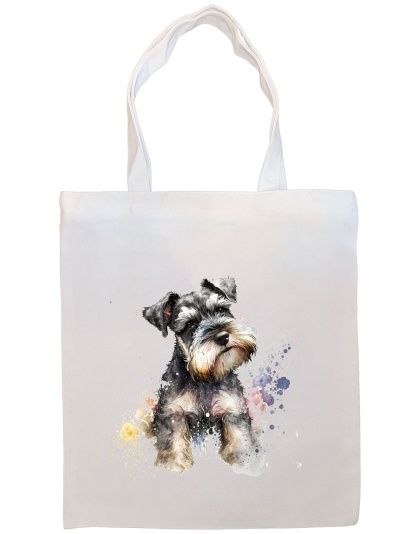 Schnauzer Canvas Tote Bag Style3