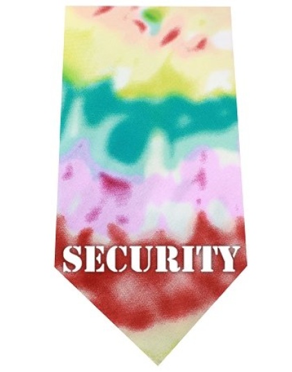 Security Screen Print Bandana Tie Dye