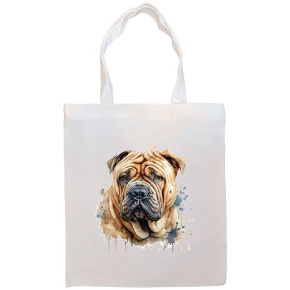 Shar-Pei Canvas Tote Bag Style2