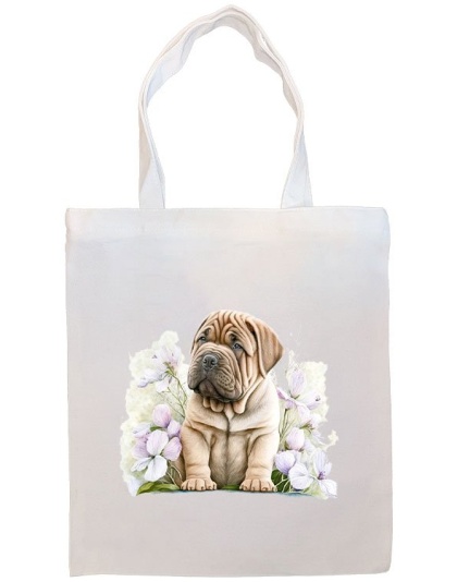 Shar-Pei Canvas Tote Bag Style4