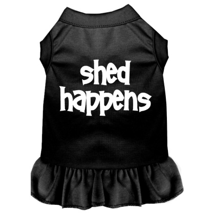 Shed Happens Screen Print Dress Black 4X (22)