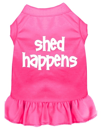 Shed Happens Screen Print Dress Bright Pink 4X (22)