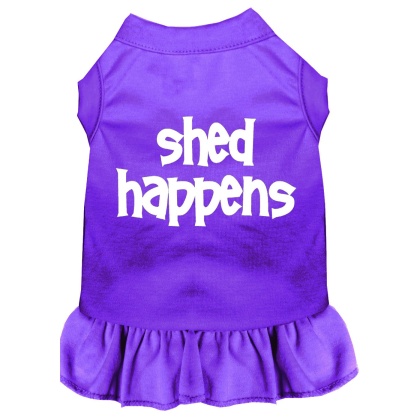 Shed Happens Screen Print Dress Purple 4X (22)