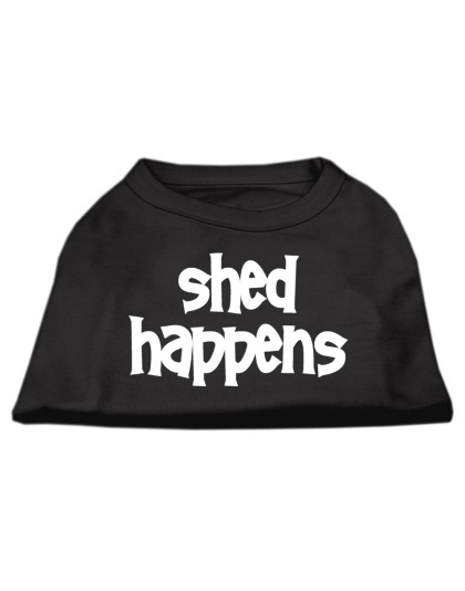 Shed Happens Screen Print Shirt Black Lg