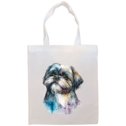 Shih Tzu Canvas Tote Bag Style4