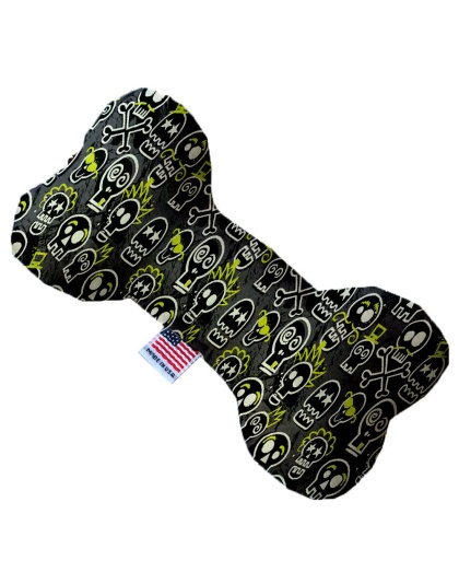 Skater Skulls 10 Inch Canvas Bone Dog Toy