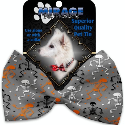 Skeletons Dancing Pet Bow Tie