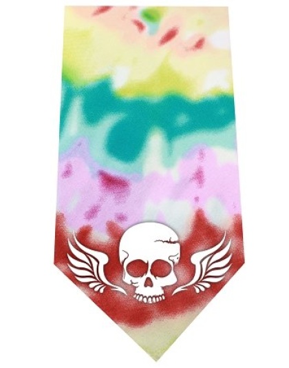 Skull Wings Screen Print Bandana Tie Dye