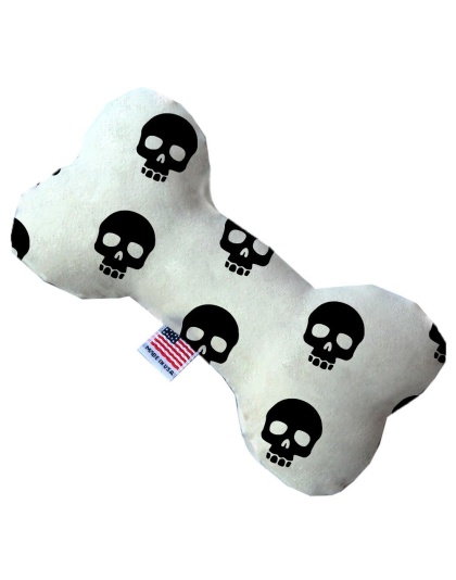 Skulls 10 inch Canvas Bone Dog Toy