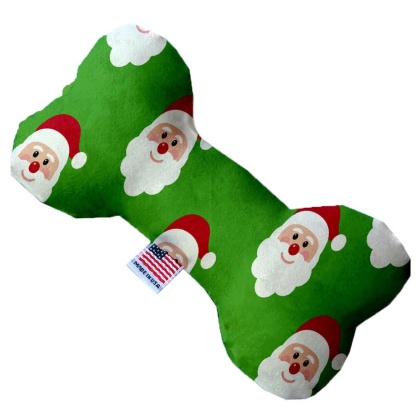 Smiling Santa 10 Inch Bone Dog Toy