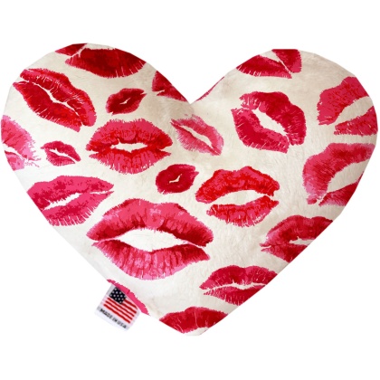 Smooches 6 inch Canvas Heart Dog Toy