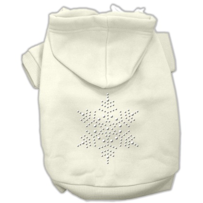 Snowflake Hoodies Cream L