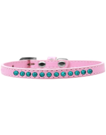Southwest Turquoise Pearl Size 10 Light Pink Puppy Collar