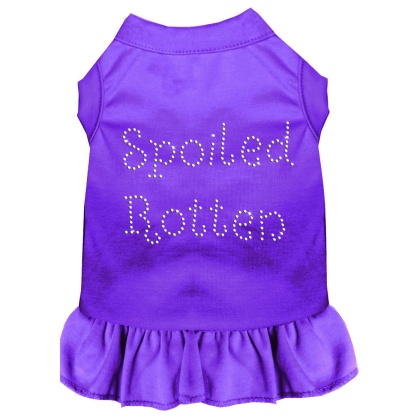 Spoiled Rotten Rhinestone Dress Purple 4X