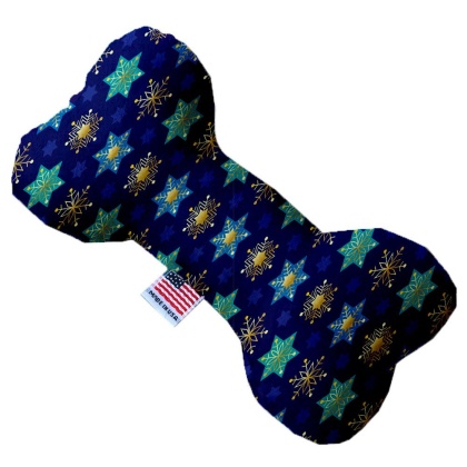 Star of David and Snowflakes 10 Inch Bone Dog Toy