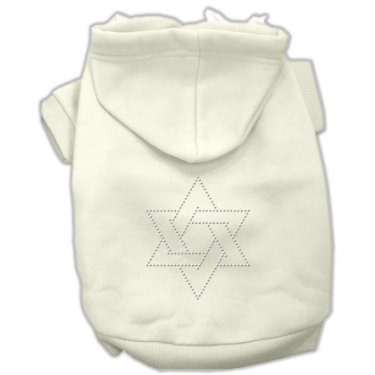 Star of David Hoodies Cream L