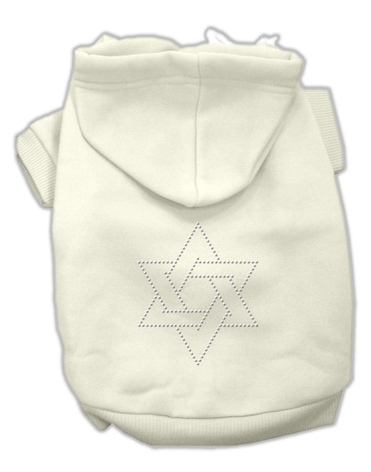 Star of David Hoodies Cream L