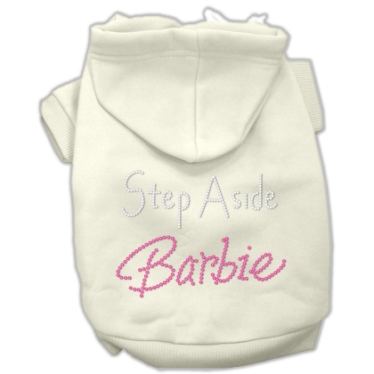 Step Aside Barbie Hoodies Cream L