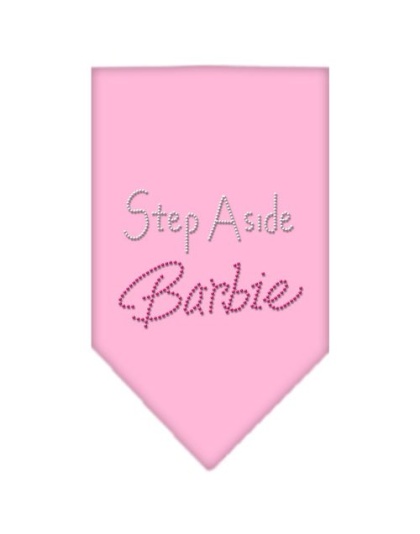 Step Aside Barbie Rhinestone Bandana Light Pink Large