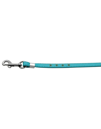 Step-In Harness Turquoise w/ Turq Stones 3/8" Match Jwl Leash Silver Hrdw