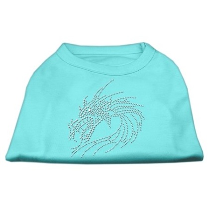 Studded Dragon Shirts Aqua L