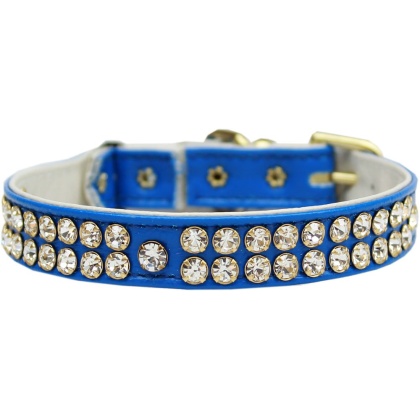 Swank Cat Collar Blue Size 10