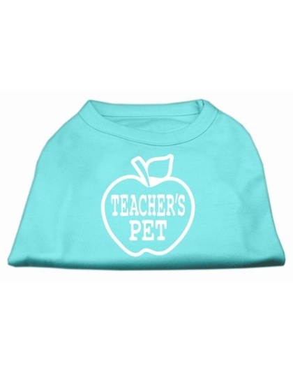 Teachers Pet Screen Print Shirt Aqua L