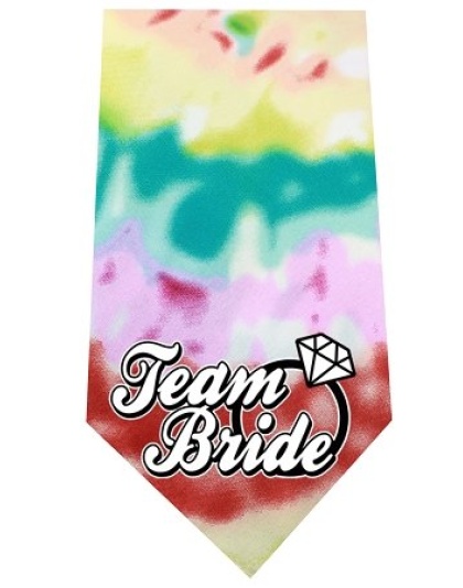 Team Bride Screen Print Bandana Tie Dye