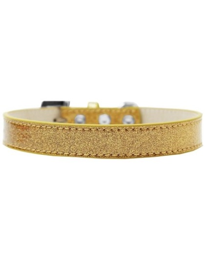 Tulsa Plain Ice Cream Dog Collar Gold Size 12