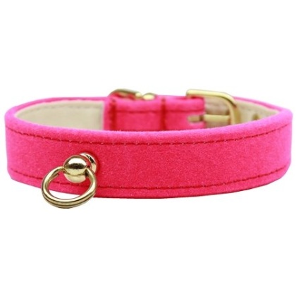 Velvet #70 Dog Collar Pink Size 10