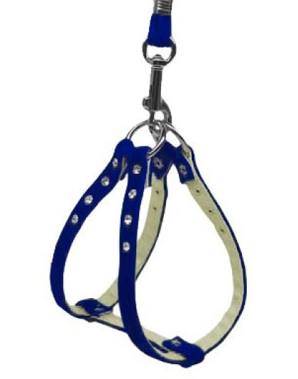 Velvet Step-In Harness Blue VL 10