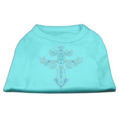 Warrior's Cross Studded Shirt Aqua L