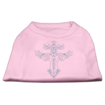 Warrior's Cross Studded Shirt Light Pink L