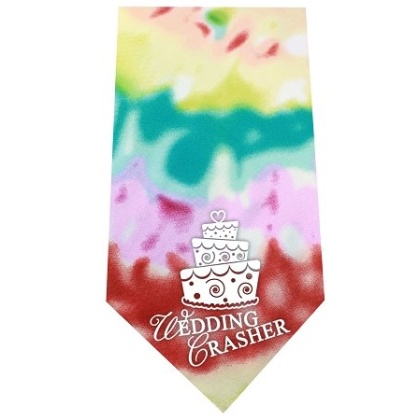 Wedding Crasher Screen Print Bandana Tie Dye