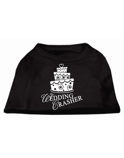 Wedding Crasher Screen Print Shirt Black Lg